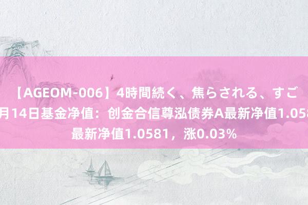 【AGEOM-006】4時間続く、焦らされる、すごい亀頭攻め 8月14日基金净值：创金合信尊泓债券A最新净值1.0581，涨0.03%